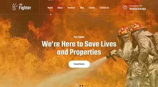SKT Firefighter - Fire Department WordPress Theme