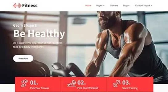 SKT Training Routines - Fitness Workouts WordPress Theme