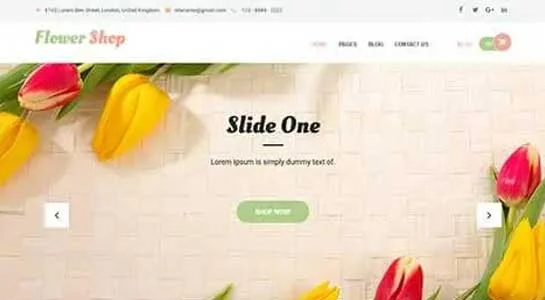 SKT Floral - Flower Shop WordPress Theme