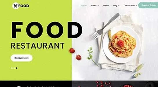 SKT Cuisine - Food Website Template
