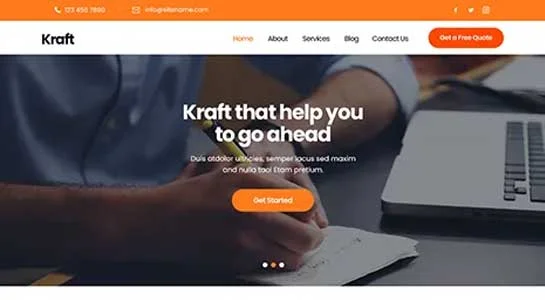 8 Top WordPress Themes like Genesis for Clean Design SKT Origin - Genesis Alternative WordPress Theme