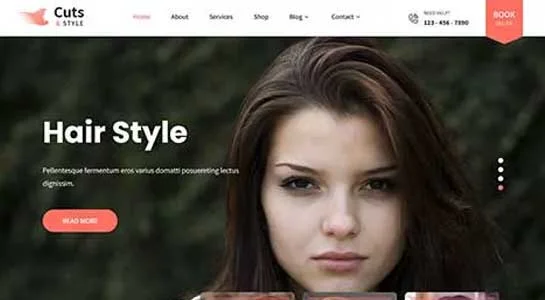 SKT Haircut - HairStyle WordPress Theme