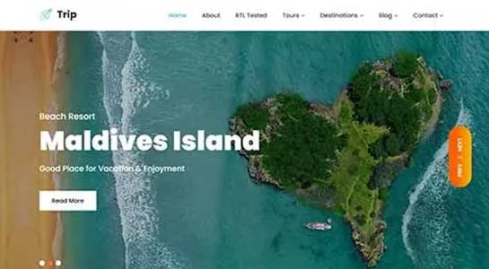 SKT Vacation - Holiday WordPress Theme