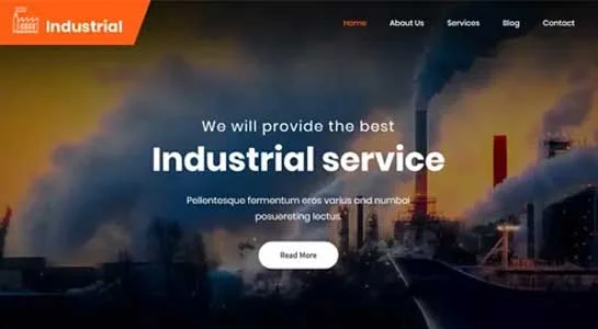 SKT Industrial Lite - Free Industrial WordPress Theme