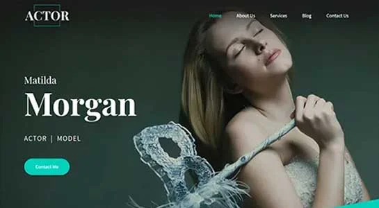 SKT Actor Lite - Free Celebrity WordPress Theme