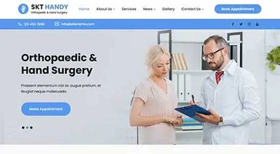SKT Medical Shop - Drugstore WordPress Theme