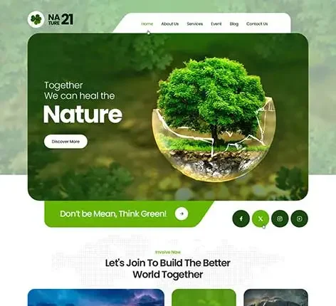 Forest WordPress Theme | Wildlife WordPress Theme