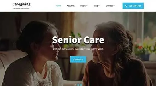9 Best Home Care WordPress Themes for domiciliary home nursing care SKT Domiciliary Care - Home Care WordPress Theme