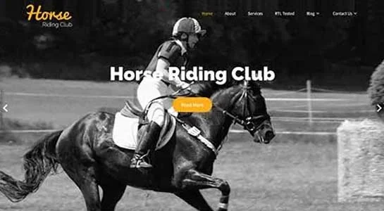9 Majestic Horse Club WordPress Themes for Equestrian SKT Riding Club - Horse Club WordPress Theme