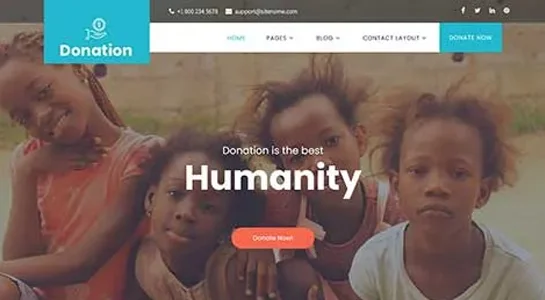 SKT Social Cause - Humanitarian WordPress Theme