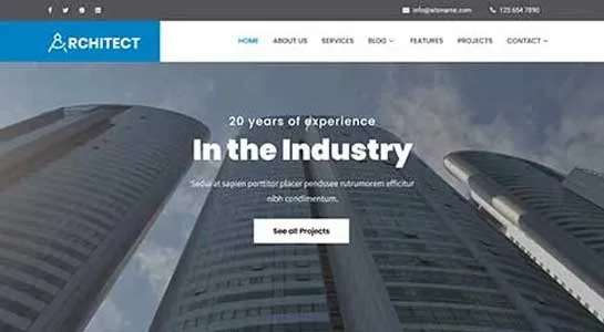 SKT Spatial Design - Interior Architecture WordPress Theme