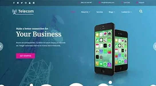 SKT Broadband Pro - Internet Provider WordPress Theme