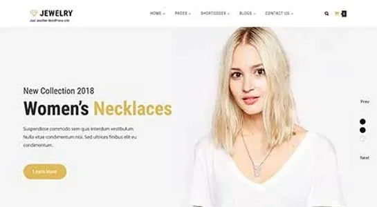 16 Best Jewelry WordPress Themes for Jewelry Stores SKT Gems - Jewelry WordPress Theme