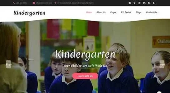 SKT Children - Kids Website Template