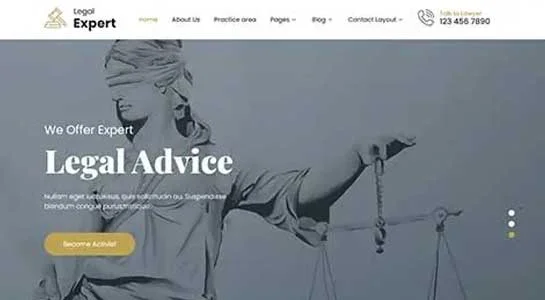 16 Professional Legal WordPress Themes for Law Firms SKT Judicial - Legal WordPress Theme