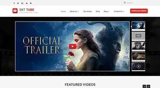 SKT StreamTube - Live Streaming WordPress Theme