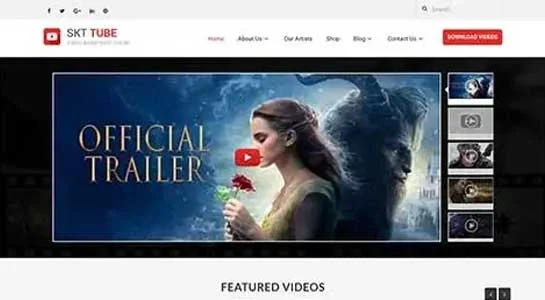 SKT StreamTube - Live Streaming WordPress Theme