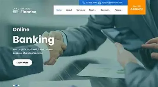 10 Best Loan Company WordPress Themes & Website Templates SKT Micro Credits - Loan Company WordPress Theme