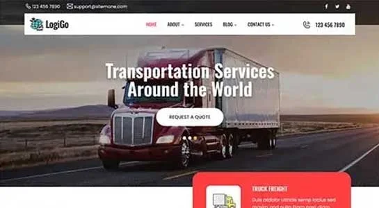 9 Best Logistics WordPress Themes for Logistics Companies Cargo Shipping Pro - Logistics WordPress Theme