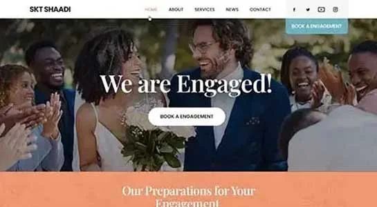 19 Best Matrimonial WordPress Themes to Find Love Gretna Green Weddings - Matrimonial WordPress Theme