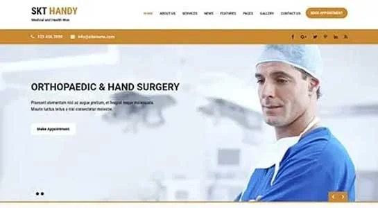 15 Powerful Medical Health WordPress Themes for Medical Site SKT Therapeutic - Medical Health WordPress Theme