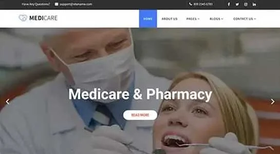 11 Medical Equipment WordPress Themes to Boost Sales SKT Medkart - Medical Store WordPress Theme
