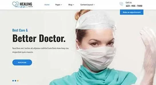 11 Medicure WordPress Themes Come With Appointment Booking Option SKT MedEase - Medicure WordPress Theme