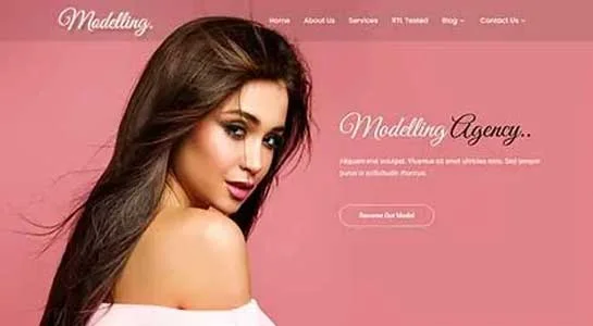 10 Best Model Agency and Model Portfolio WordPress Themes for Modeling Websites SKT Heirlooms - Model Portfolio WordPress Theme