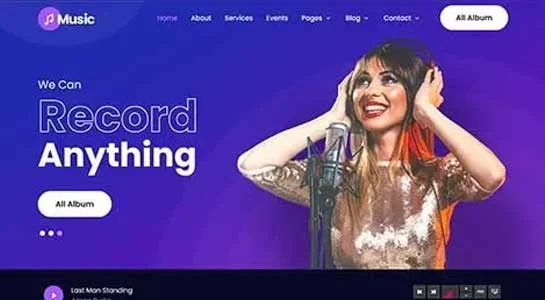 SKT Beat - Music Store WordPress Theme