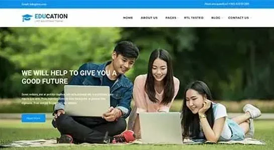 12 Best School Management System WordPress Themes Educational Institutions Academy Pro - School Management System WordPress Theme