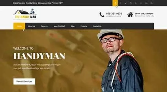 22 Best Service Finder WordPress Themes for Service Providers Handyperson - Service Finder WordPress Theme