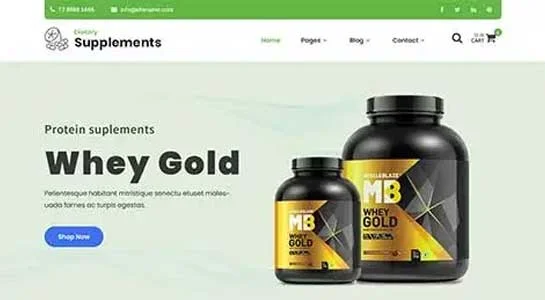 Top 16 Supplements WordPress Themes for Health Sites Medical Supplements Store - Supplements WordPress Theme