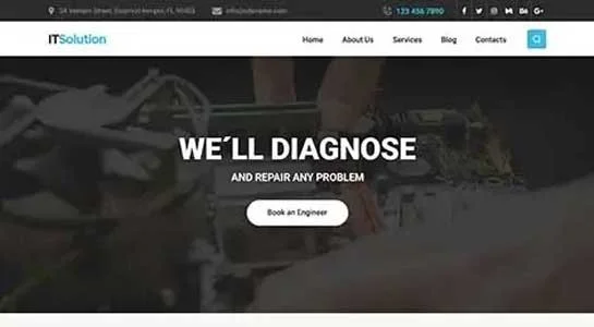 13 Virtual Assistant WordPress Themes for Virtual Assistants IT Services Pro - Virtual Assistant WordPress Theme