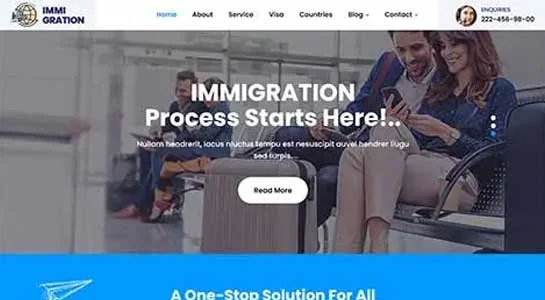 Green Card Pro - Immigration WordPress Theme