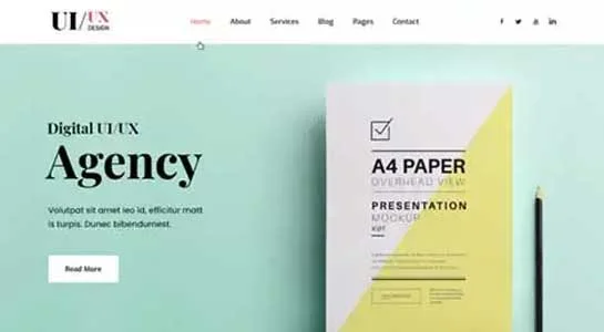 SKT User Interface - Interactive WordPress Theme