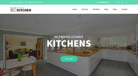 13 Stylish Kitchen WordPress Themes for Food Enthusiasts Kitchen Design Pro - Kitchen Design WordPress Theme