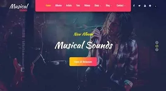 SKT Songwords - Lyrics WordPress Theme
