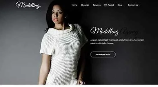 18 Best Model Agency WordPress Themes and Templates SKT Talent House - Model Agency WordPress Theme