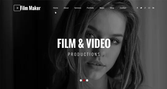 10 Best Movie WordPress Themes for Filmmakers Websites FilmMaker - Movie WordPress Theme