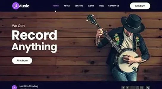 17 Best Music Composer WordPress Themes for Musicians SKT TuneSmith - Music Composer WordPress Theme
