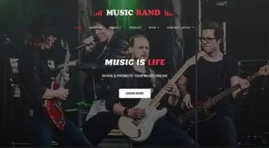 12 Best Music School WordPress Themes for Music Teacher School Websites SKT Rhythm - Music School WordPress Theme