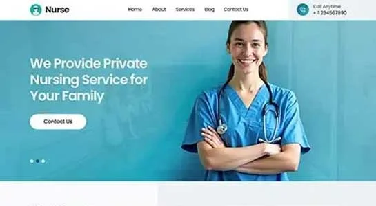 14 Top Nursing WordPress Themes for Healthcare Professionals SKT Nurse - Nursing Home WordPress Theme