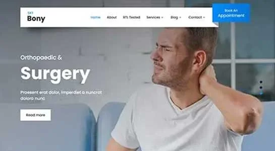 10 Best Orthopedic WordPress Themes for Orthopedic Clinic SKT BoneCare - Orthopedic WordPress Theme