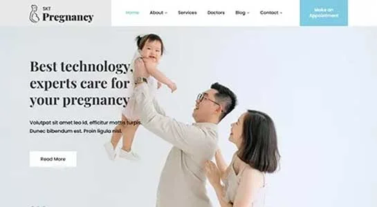 11 Best Parenting WordPress Themes for Being Mommy Websites SKT Guardianship - Parenting WordPress Theme