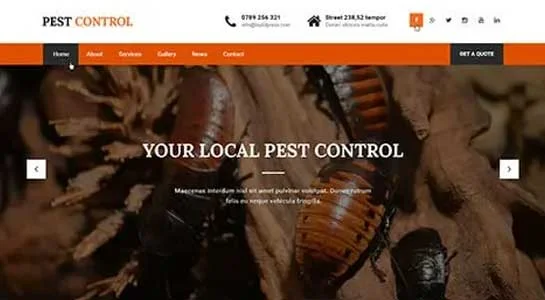 8 Best Pest Control WordPress Themes for Termite Services Website Pest Control - Pest Control WordPress Theme