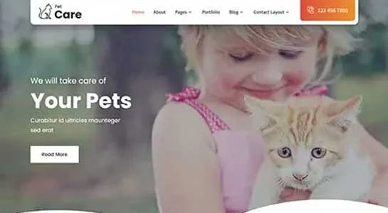 12 Best Pet Adoption WordPress Themes for Animal Lovers SKT Pet Rehoming - Pet Adoption WordPress Theme