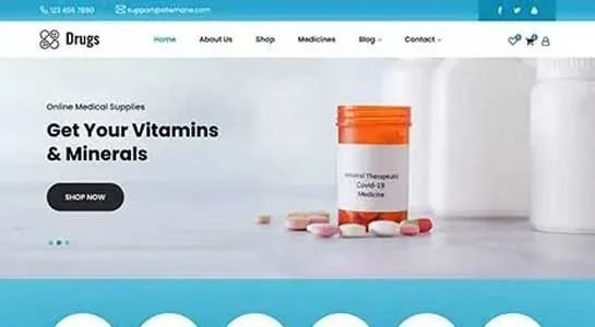 Top 15 Powerful Pharmaceutical WordPress Themes SKT Pharma Tech - Pharmaceutical WordPress Theme