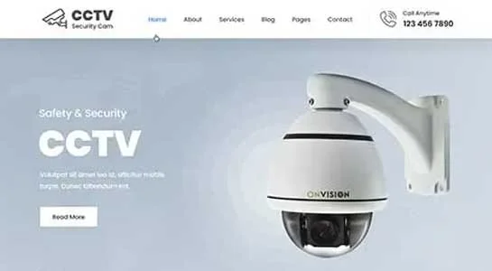 12 Best Security Systems WordPress Themes for CCTV Guard Protection Website SKT SecureTech - Security Systems WordPress Theme