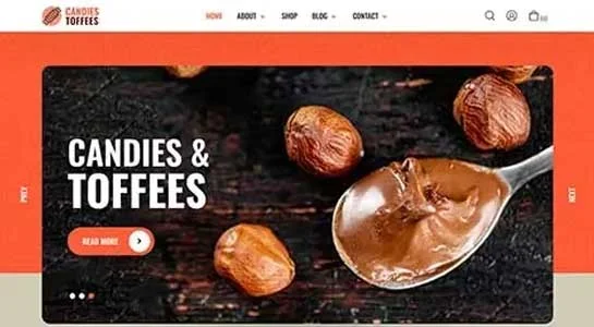 17 Best Sweets WordPress Themes for Sweet Shop and Confectionery Website SKT Confectionery - Sweets WordPress Theme