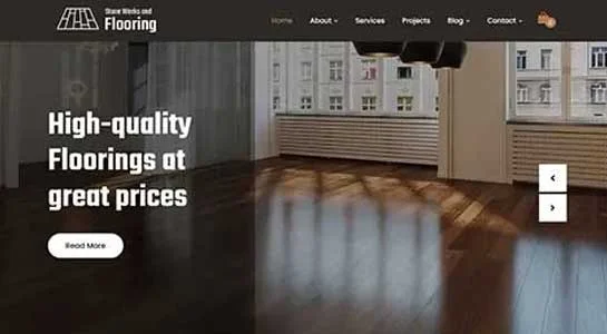 11 Best Tile Contractor WordPress Themes for Flooring Roofing Design SKT Tiling Specialist - Tile Contractor WordPress Theme